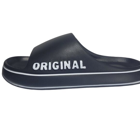 Original Black Slide Sandals Comfortable Slip-On Footwear For Men & Women. - Picture 4 of 7